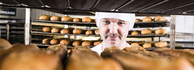 Dirk Burmeister von der Baguette-Bäckerei W. Stahmer