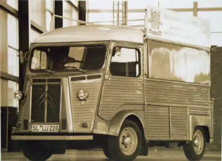 Der Citroen Typ "HY" ist noch immer im Besitz der Baguette-Bäckerei W. Stahmer