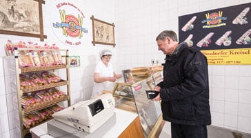 Verkauf aus der Backstube - Baguette-Bäckerei W. Stahmer